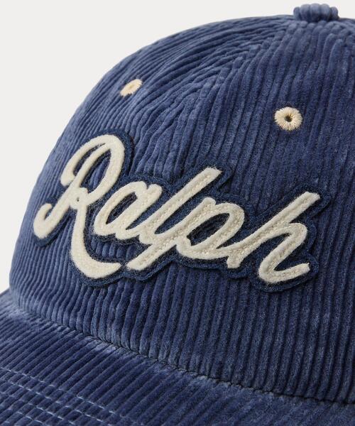 POLO RALPH LAUREN キャップ 帽子 The Ralph ロゴ コーデュロイ