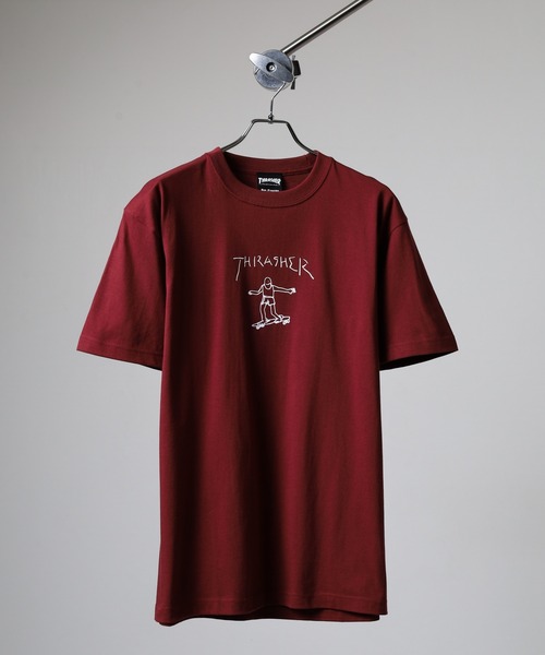 THRASHER（スラッシャー） スマホショルダー tシャツ THRASHER 5.6oz