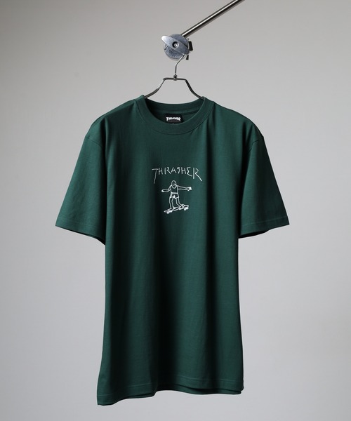 THRASHER（スラッシャー） スマホショルダー tシャツ THRASHER 5.6oz