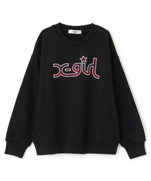 X-Girl トレーナー X-girl Stages（エックスガールステージス） トレーナー チェック