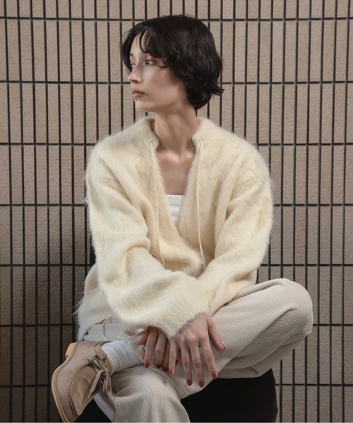 【lawgy】 fluffy soft touch knit cardigan lawgy fluffy knit cardigan fluffy soft touch knit cardigan – eim