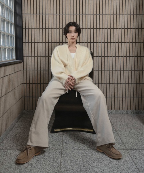 lawgy（ラウジー） カーディガン fluffy soft touch knit cardigan