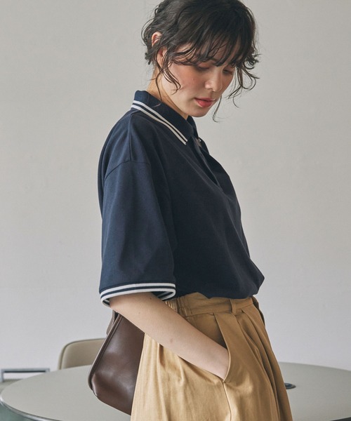 「PENNEYS」 半袖ポロシャツ FREE ブラック レディース_画像8