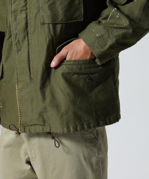 ミリタリージャケット モッズコート WASHED M-65 EMB CUSTOM JACKET / ウォッシュド M-65 エンブロイダリー カスタムの画像