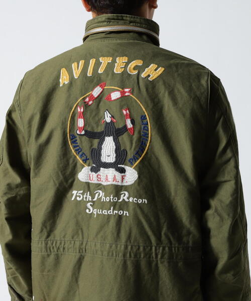 ミリタリージャケット モッズコート WASHED M-65 EMB CUSTOM JACKET / ウォッシュド M-65 エンブロイダリー カスタムの画像
