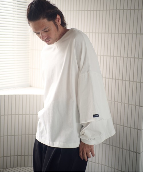 ADAM PATEK（アダムパテック） tシャツ ADAMPATEK/wide boxcut layered 