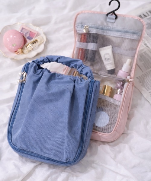 ハンドメイド　ポーチ　きゃんべる pyornim（ピョルニム） ポーチ 「吊り下げ可能」パールチャーム