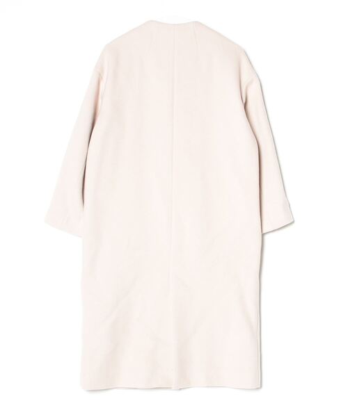 IENA（イエナ） ノーカラーコート 34 ピンク レディース : ZOZOTOWN