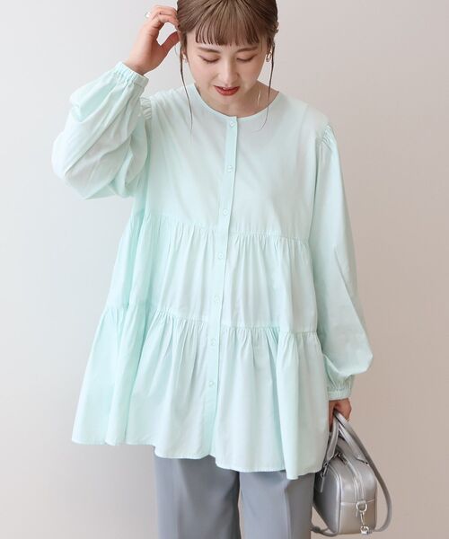 「AMERICAN HOLIC」 長袖ブラウス M ブラック レディース_画像3