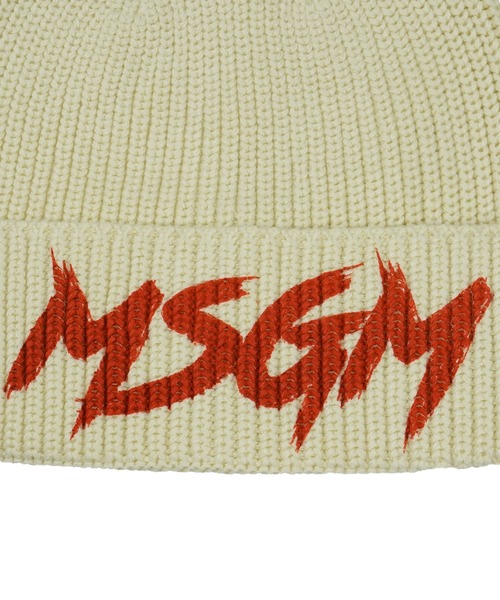ニット帽 ニットキャップ 「NEW」MSGM KIDS グラフィティロゴ ビーニー キッズ 子供 男の子 女の子の画像