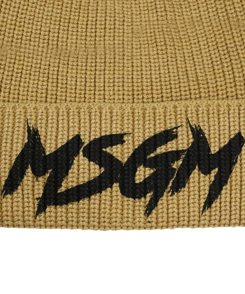 ニット帽 ニットキャップ 「NEW」MSGM KIDS グラフィティロゴ ビーニー キッズ 子供 男の子 女の子の画像