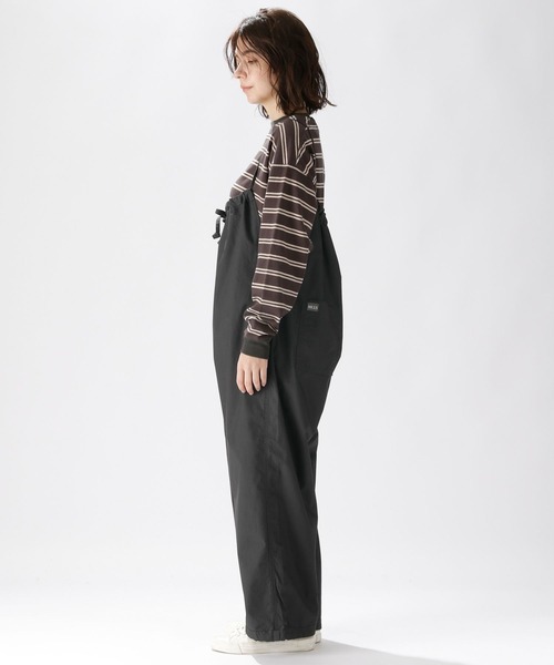 niko and…（ニコアンド） オーバーオール FREE ブラック レディース