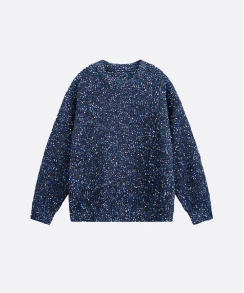 U：UME（ユーム） セーター ニット Sequin Jeresy Sweater メンズ