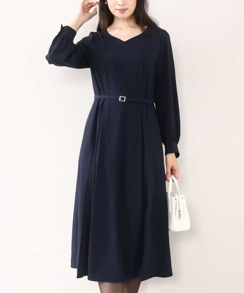 OFUON（オフオン） ワンピース 「2026SS」シフォンプリーツデザイン