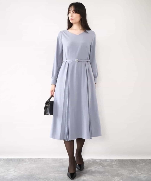 週末限定お値下げ❤️新品❤️LAISSE PASSE❤️シフォンワンピース OFUON le MK（オフオン ル エムケー） パーティードレス ワンピース 卒