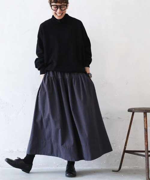 「soulberry」 フレアスカート 3L スミクロ レディース_画像2