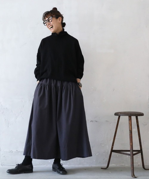 「soulberry」 フレアスカート 3L スミクロ レディース_画像6