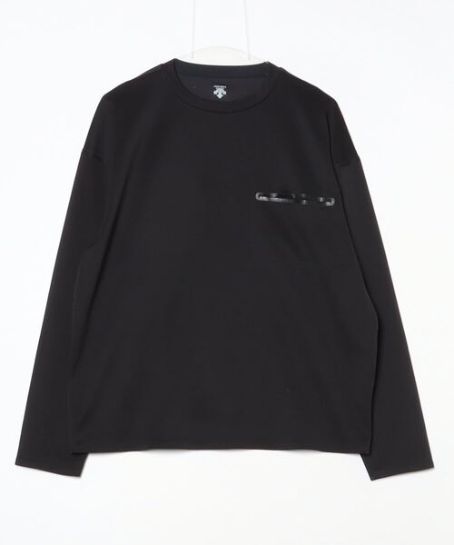 DESCENTE（デサント） 長袖Tシャツ LARGE ブラック メンズ : ZOZOTOWN