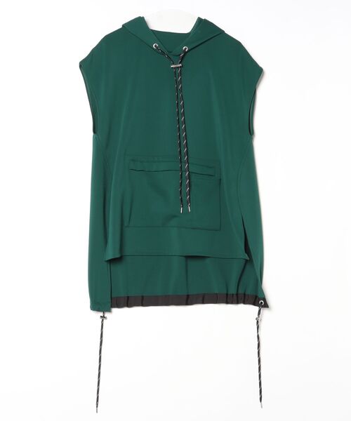 UN3D.（アンスリード） プルオーバーパーカー FREE グリーン