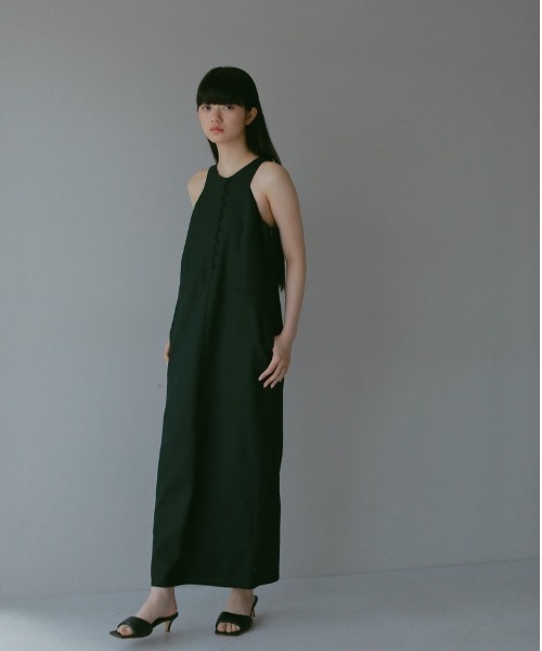 「CASA FLINE」 ノースリーブワンピース FREE アイボリー レディースの画像