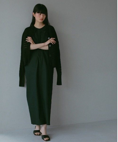 「CASA FLINE」 ノースリーブワンピース FREE アイボリー レディースの画像