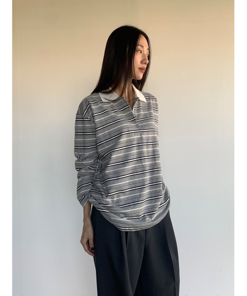 「Didot.showroom」 長袖カットソー FREE スカイブルー レディース_画像2