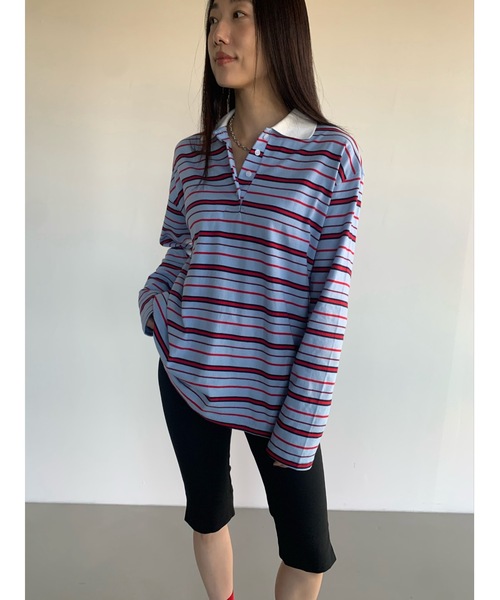 「Didot.showroom」 長袖カットソー FREE スカイブルー レディース_画像7