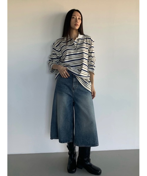 「Didot.showroom」 長袖カットソー FREE スカイブルー レディース_画像8