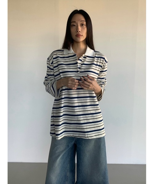 「Didot.showroom」 長袖カットソー FREE スカイブルー レディース_画像9