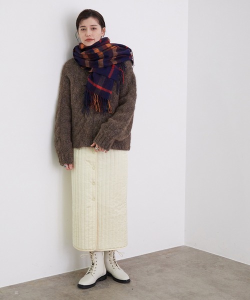 「MADEMOISELLE ROPE'」 長袖ニット 38 グレー レディース_画像9