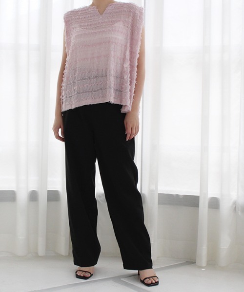 「MODE ROBE」 パンツ FREE ブラック レディース_画像2