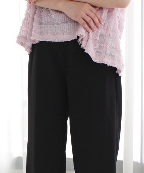 「MODE ROBE」 パンツ FREE ブラック レディース_画像6