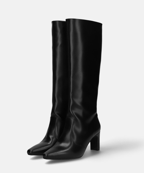 「MAMIAN」 ロングブーツ M ブラック系その他 レディース_画像5