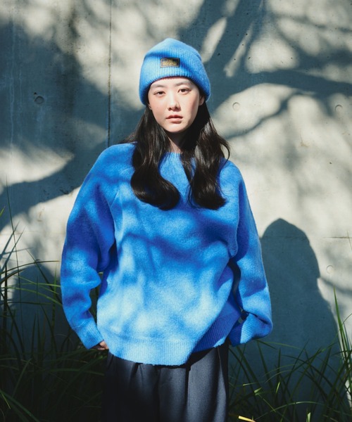 BROKEN BASE（ブロークンベース） セーター ニット Melange Raglan