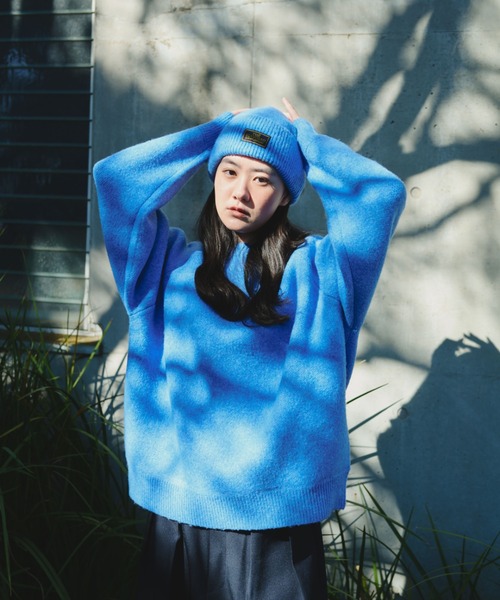 BROKEN BASE（ブロークンベース） セーター ニット Melange Raglan