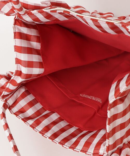 「THEATRE PRODUCTS」 チェック柄トートバッグ - レッド レディース_画像4