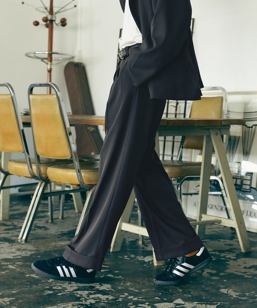 「Bleme」 スラックス M チャコール メンズ_画像9