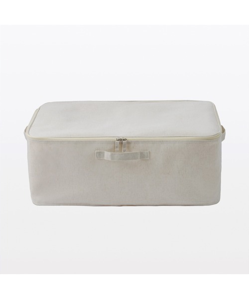無印良品（MUJI） 収納 ポリエステル麻 ソフトボックス 衣装ケース 大