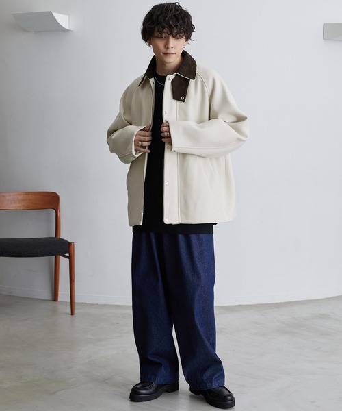 「MONO-MART」 ブルゾン S ブラック メンズ_画像5