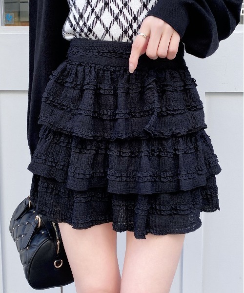 INGNI（イング） スカート レースフリルスカパン : ZOZOTOWN Yahoo!店