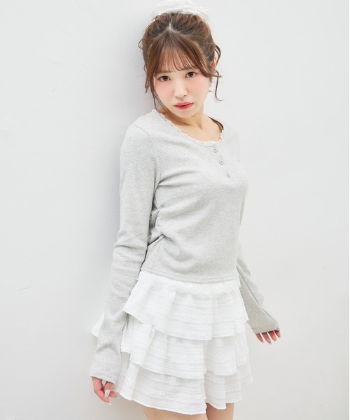 INGNI（イング） スカート レースフリルスカパン : ZOZOTOWN Yahoo!店