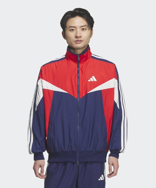 【adidas】渋谷店限定激レアジャージ(上のみ) adidas（アディダス） ジャージ マストハブ ルーズフィット カラー