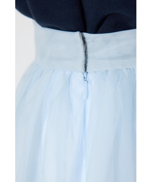 rienda（リエンダ） スカート ランダムタックチュールスカート(1) 春服