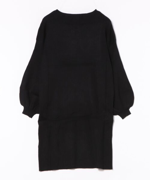 「alotta」 ニットワンピース LL ブラック レディース_画像2