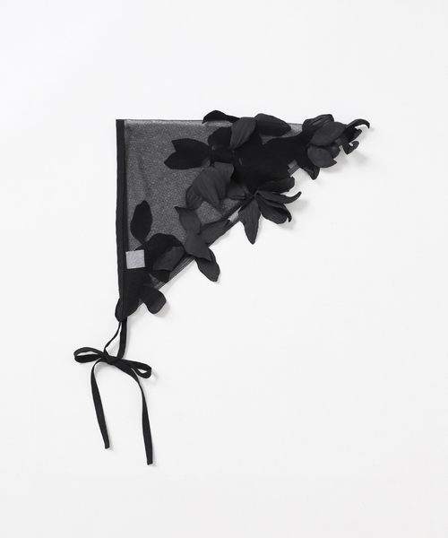 MARGE/マージ 】Twill beading scarf｜martinique（マルティニーク
