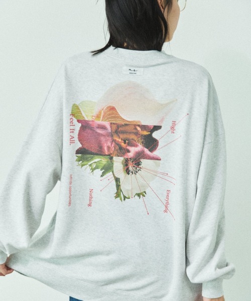 トレーナー+スウェット 24AW UNDERCOVER / W.A.W.W FLOWER MIRROR STOKE トレーナー スウェット 「ZOZO限定」FLOWER GRAPHIC