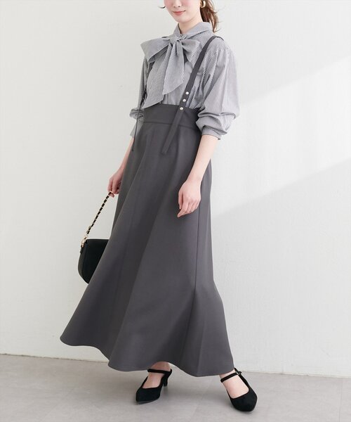 natural couture ブラウス シャツ プチハイフリルブラウス レディース 