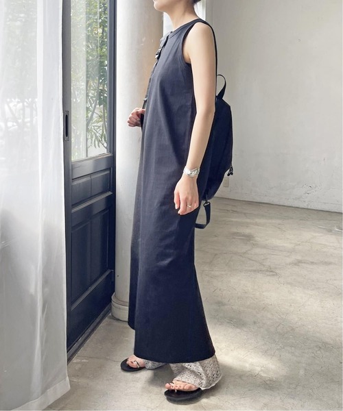 「Spick & Span」 ノースリーブワンピース 36 グレー レディース_画像4
