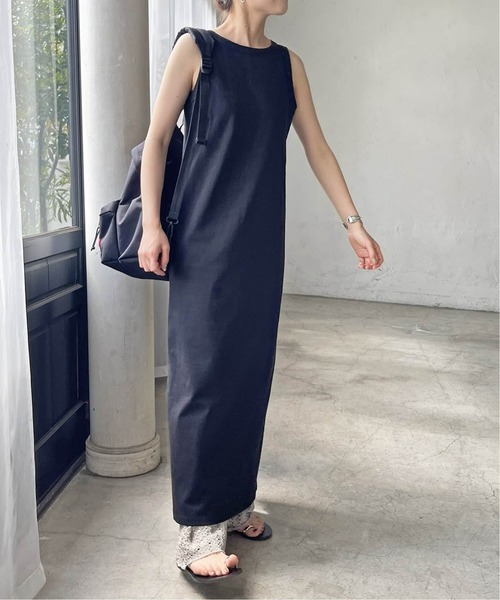「Spick & Span」 ノースリーブワンピース 36 グレー レディース_画像8