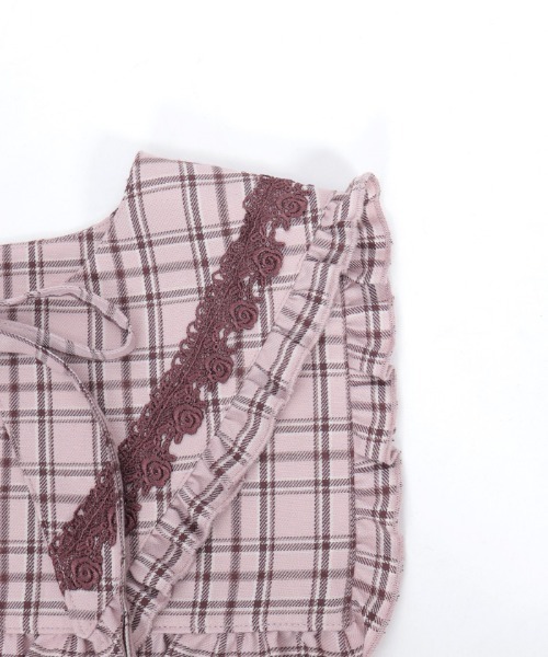 axes femme（アクシーズ ファム） チェック付け衿 : ZOZOTOWN Yahoo!店